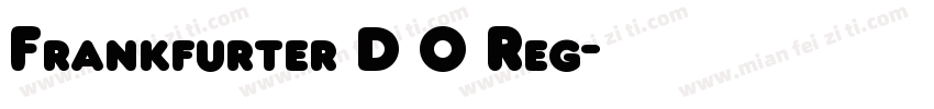 Frankfurter D O Reg字体转换
